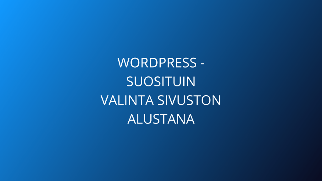 WordPress blogi